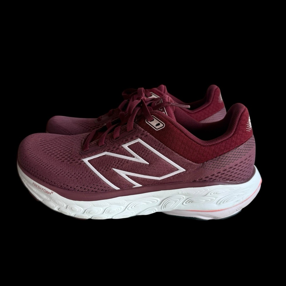 New Balance Fresh Foam X 860v14 Women's Size 8.5 B Red Running Shoes EUC - Picture 2 of 10